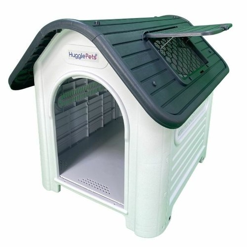Plastic dog kennel - kennel, hugglepets