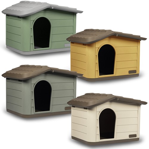 Plastic dog house - house, pet