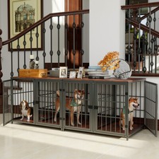 XXL Wooden Dog Crate Indoor