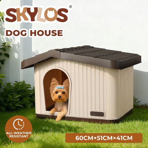 Skylos plastic dog house - plastic,