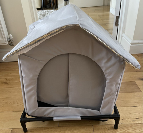 Grey fabric raised - grey, indoor