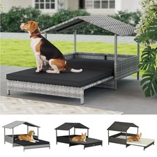 PawHut Extendable Rattan Dog