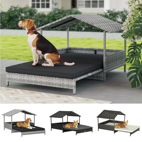 Pawhut extendable rattan - extendable, dog